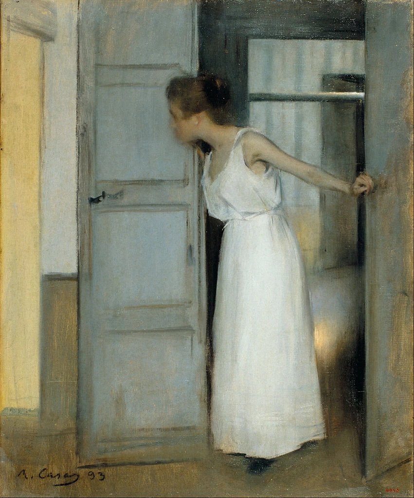 Ramon Casas - Estudi d'estiu o Prima passerai sul mio cadavere, Museu Nacional d'Art de Catalunya, Barcellona